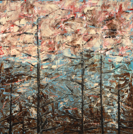 DREAM ON THE CABIN
Acrylic on Canvas,2006
40'' x 40'' : Painting, Drawing and Printmaking (2003-2008) : Patricia Correa
