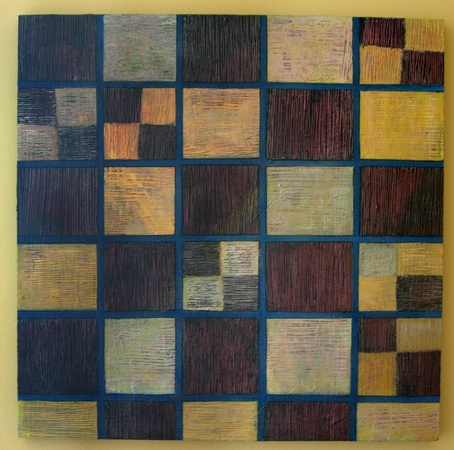 CHECKERS
Acrylic on Canvas,2006
31'' x 31'' : Painting, Drawing and Printmaking (2003-2008) : Patricia Correa