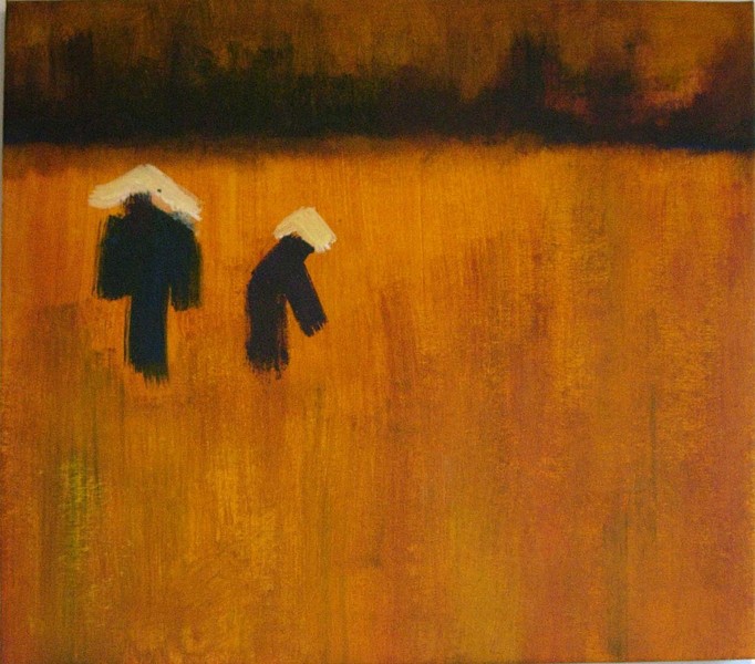 RICE PADDY
Acrylic on Canvas,2005 : Painting, Drawing and Printmaking (2003-2008) : Patricia Correa
