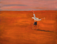 HAND STAND
Acrylic on Watercolor Paper, 2008 - 
